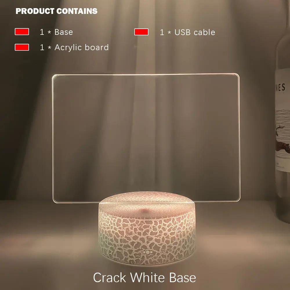 Rewritable Night Light With Display Panel My Store