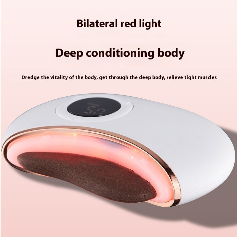 Smart Electric Gua Sha Facial Massager – Heated Scraping Therapy Tool with Adjustable Temperature & Rechargeable Design AllvueCo