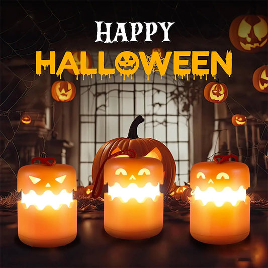 Halloween Pumpkin Lamp - Foldable Portable Small Night Lamp - AllvueCo