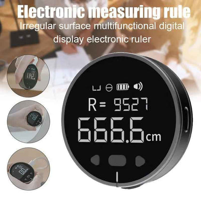 Digital Measuring Ruler - High-Precision Electronic Tape with LCD Display for Accurate Measurements
