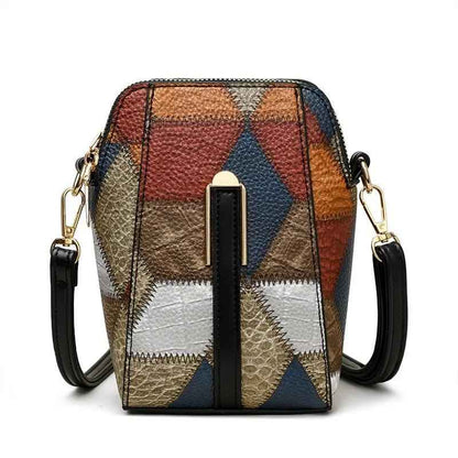 Fashion Soft Leather Shoulder Bag with Stylish Stitching for All Occasions