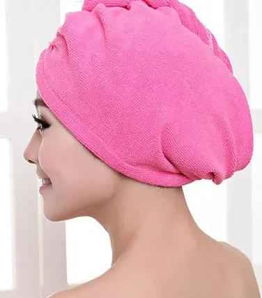 Women's Hair Dryer Cap - Quick Drying Absorbent Towel for Effortless Hair Care