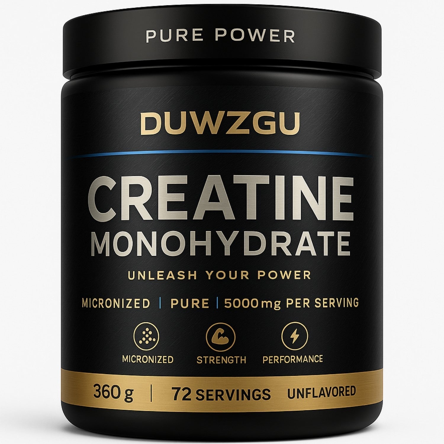 Creatine Monohydrate Powder – Watermelon Flavor | 6g Serving (5g Creatine) AllvueCo