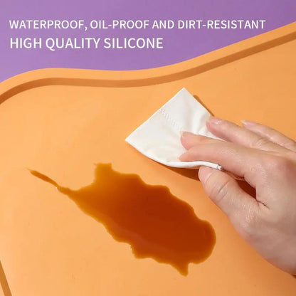 Waterproof Dog Food Mat - Non-Slip Silicone Feeding Mat - AllvueCo