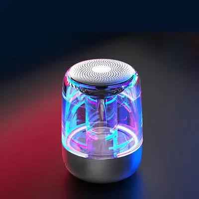 Portable Bluetooth Speakers with Bass and LED Light for a Powerful Sound Experience