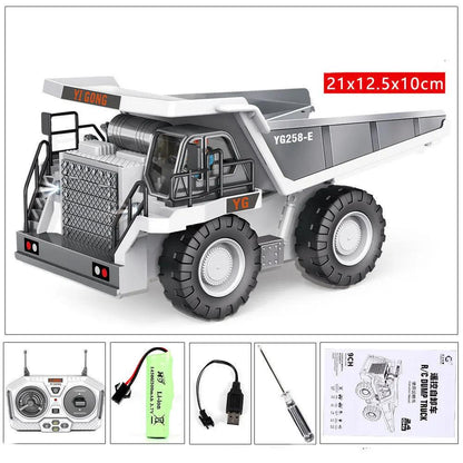 Children's Simple Alloy Charging Excavator Toy Car My Store