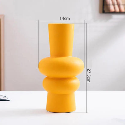 Ceramic Vase Flower Nordic Minimalist Living Room Decoration - AllvueCo