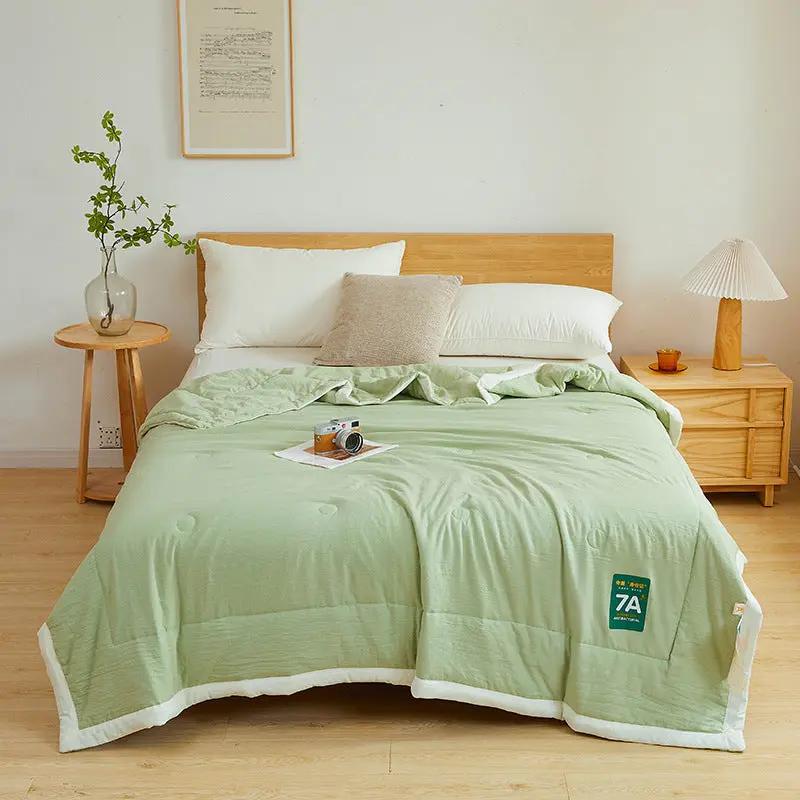 Antibacterial Raw Cotton Washable Summer Cool Quilt - Quality Bedding - AllvueCo