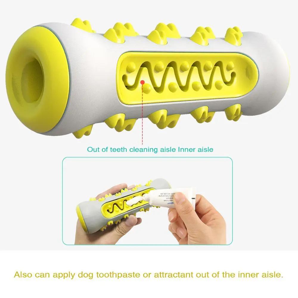 Dog Squeaky Toy For Aggressive Chewers, Tough Toothbrush Dog | Electronic Learning Toys - AllvueCo