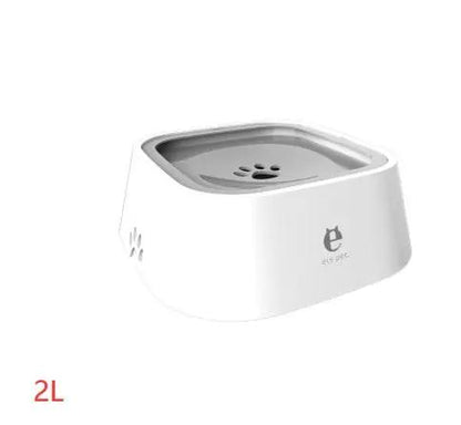 1.5L Cat Dog Water Bowl - Floating Anti-Overflow Feeder - AllvueCo