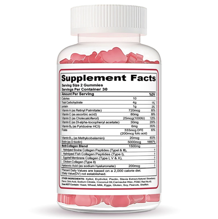 Collagen Peptide Gummies – Glow, Strength & Wellness in Every Bite AllvueCo