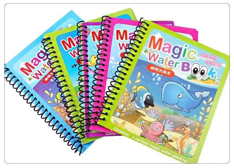 Children's Magic Water Painting Book Coloring And Coloring B | Jewelry & Accessories - AllvueCo