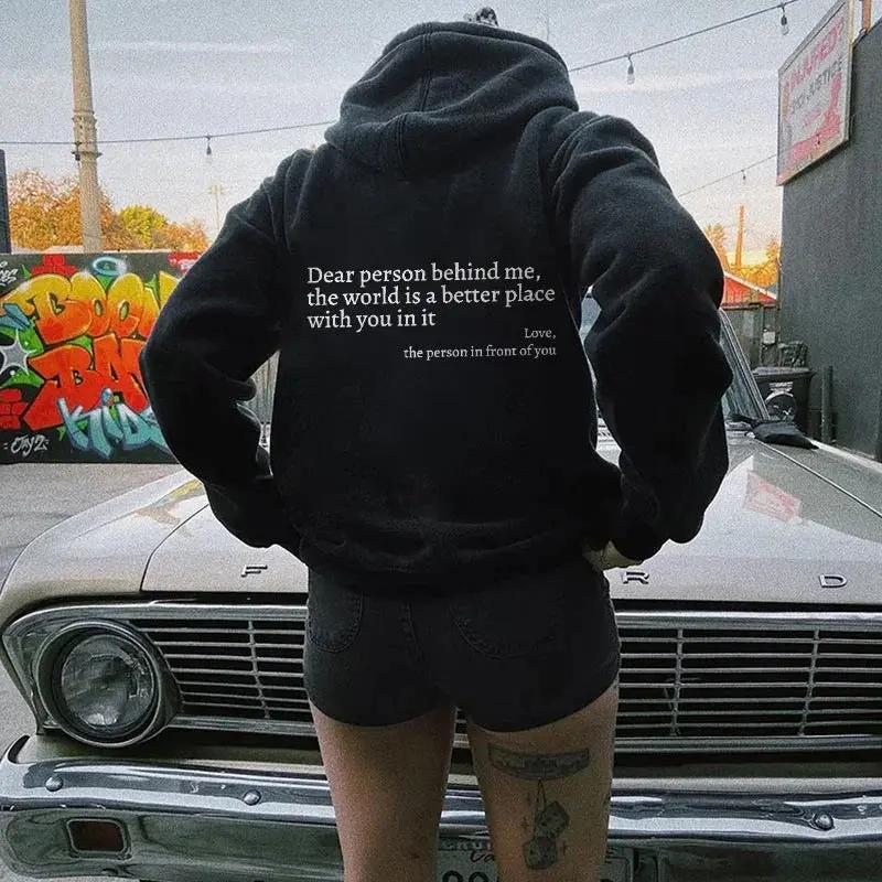 Dear Person Behind Me” Hoodie – Inspirational Unisex Sweatshirt My Store