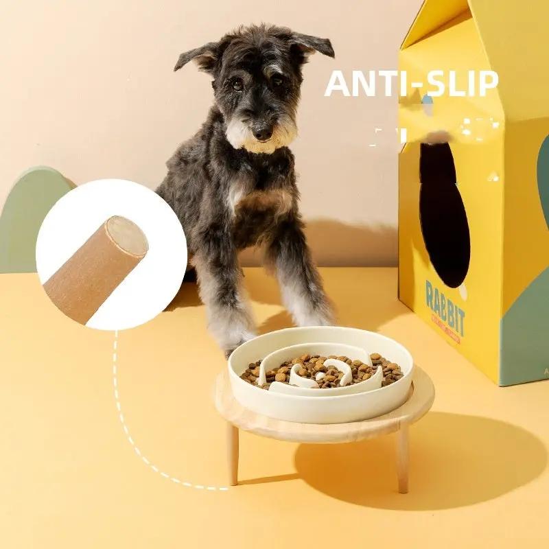 Pet Slow Food Ceramic Neck Protection Bowl - Durable Feeding Solution - AllvueCo