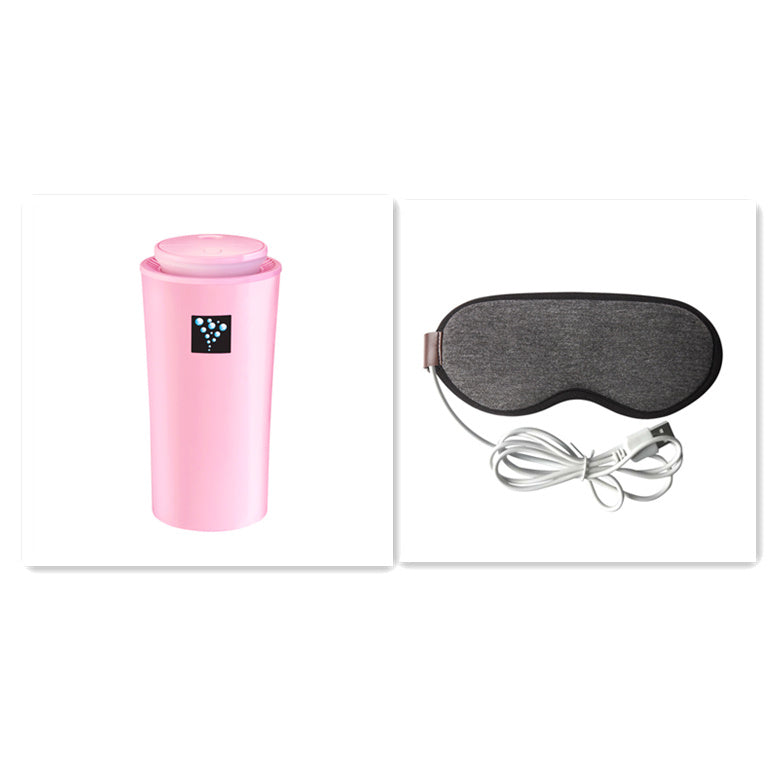 USB Car Humidifier & LED Aroma Diffuser – Portable Mini Air Freshener with Soft Night Light (260ml) AllvueCo