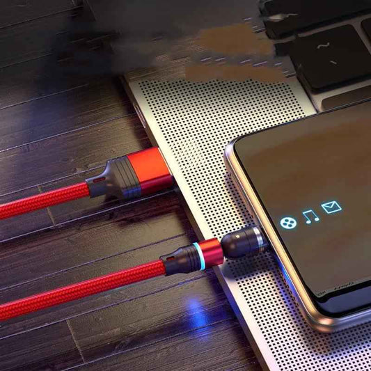 540 Degree Rotating Magnetic Charging Cable for Android Devices