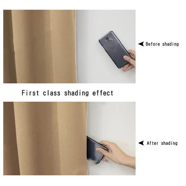 Full Blackout Curtain with Black Lining for Light Control - AllvueCo