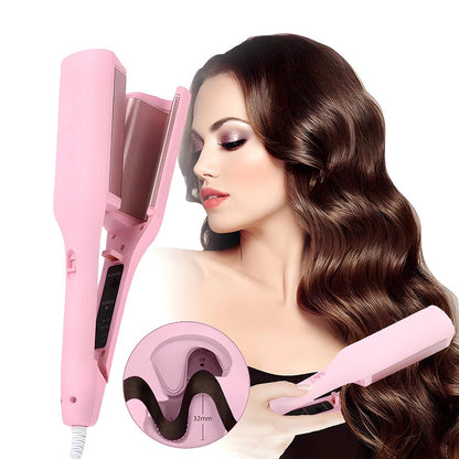 Deep Wave Hair Curler – 4 Temperature Adjustable Ceramic Curling Iron AllvueCo