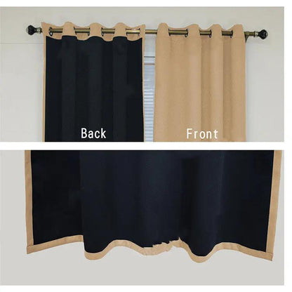 Full Blackout Curtain with Black Lining for Light Control - AllvueCo