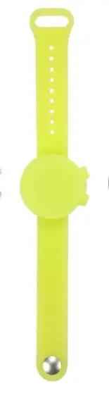 Outdoor Hand Sanitizer Bracelet - Silicone Wristband for Easy Disinfection