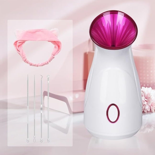 Nano Ionic Facial Steamer – Deep Hydration & Pore Cleansing Spa Device AllvueCo