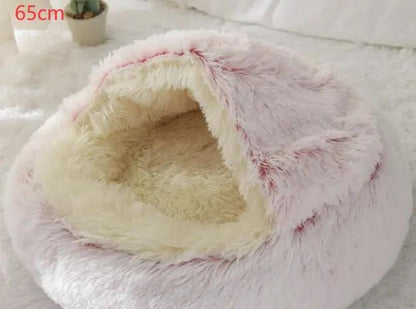 2-in-1 Dog and Cat Bed - Plush Winter Pet Bed for Comfort - AllvueCo