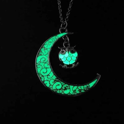 Glowing Pendant Necklace with Silver Plated Chain | Jewelry & Accessories