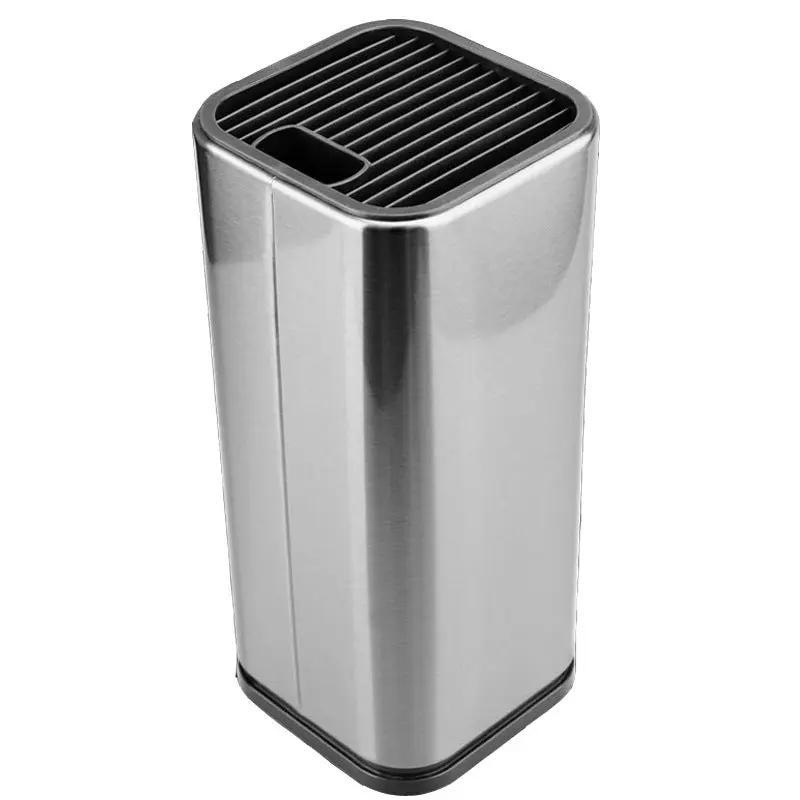 Drainable Knife & Chopping Board Holder – Stainless Steel Kitchen Organizer - AllvueCo