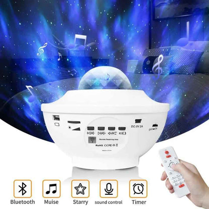 USB Musical Player Night Light - LED Night Light with Music Control