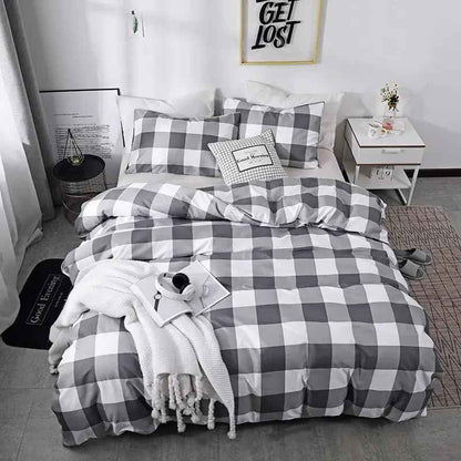 Printed Eyelashes Bedding Set - Four-Piece Foreign Trade Size