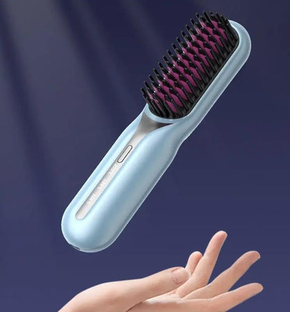 Portable Wireless Hair Straightening Comb - Quick Styling Tool - AllvueCo