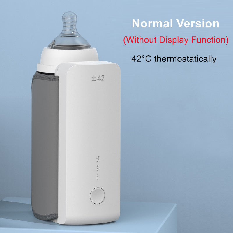 Portable Wireless Baby Bottle Warmer – USB Rechargeable Milk Heater AllvueCo