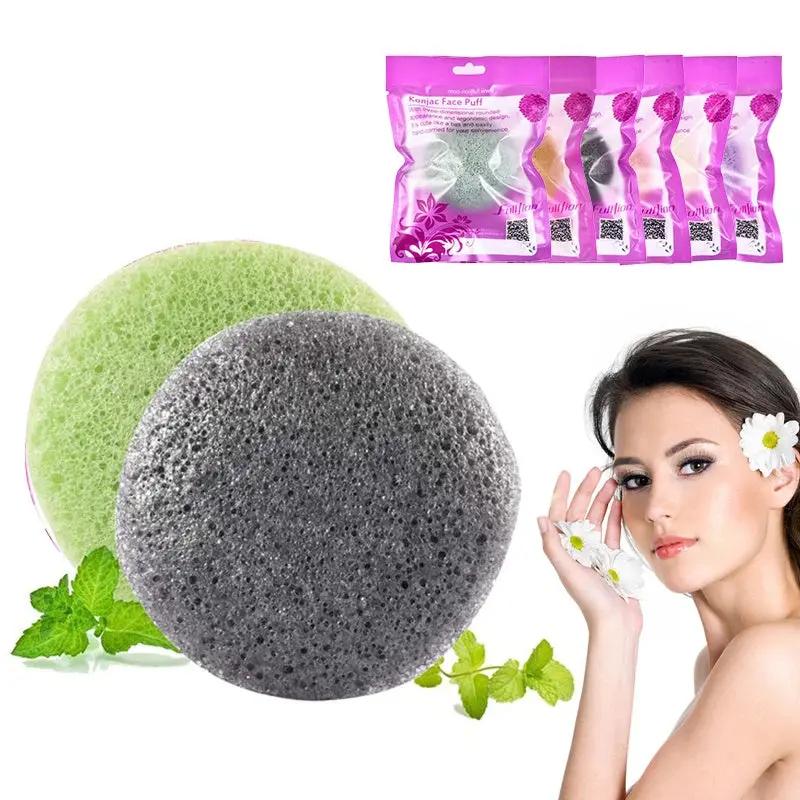 Konjac Sponge for Face - Round Konjac Sponge - AllvueCo