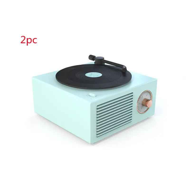 Wireless Retro Phonograph Speaker - Mini Portable Bluetooth-Compatible Design