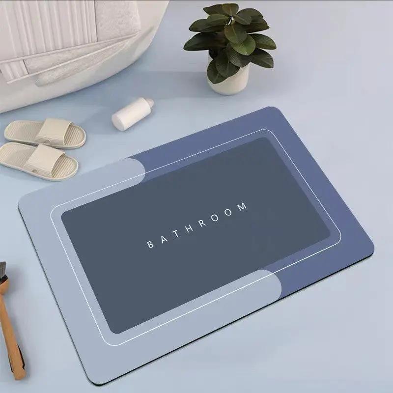 Bathroom Absorbent and Quick-Drying Floor Mat - Functional Design - AllvueCo