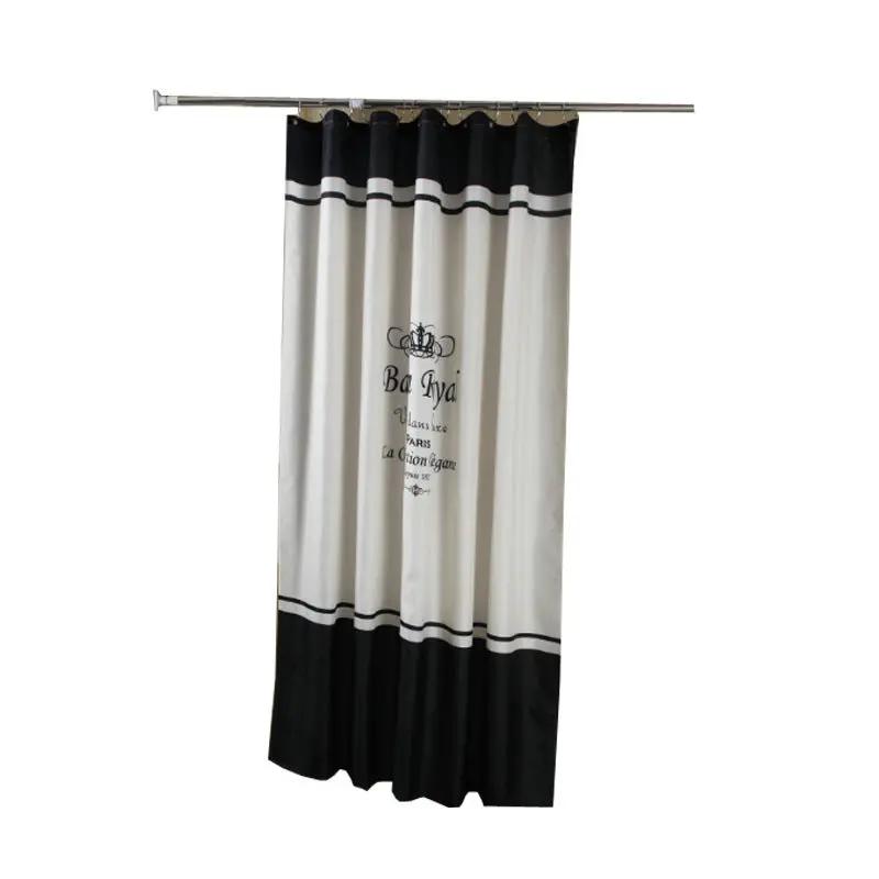 Waterproof Shower Curtain Spring Spun Polyester Shower Curta | Jewelry & Accessories - AllvueCo
