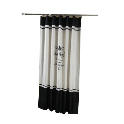 Waterproof Shower Curtain Spring Spun Polyester Shower Curta | Jewelry & Accessories - AllvueCo