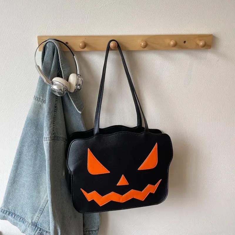Women's Fashion Halloween Pumpkin Shoulder Messenger Bag | Luggage & Bags - AllvueCo