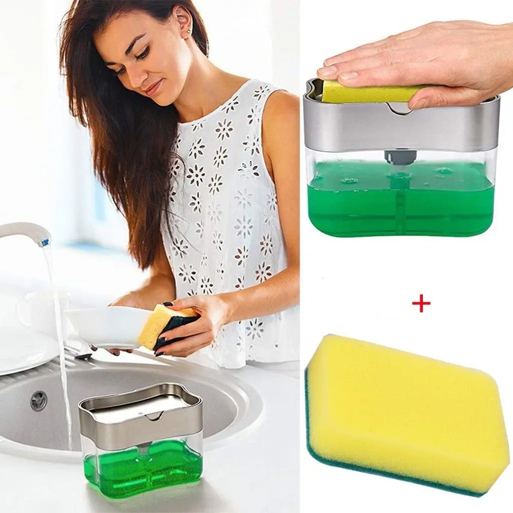 Household Brush Pot Presser Dish Wash Brush - Durable Cleaning Tool - AllvueCo