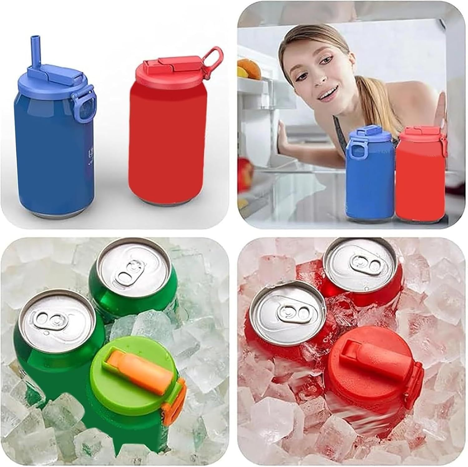 Silicone Soda Can Straw Lid – Reusable Drinking Tool AllvueCo