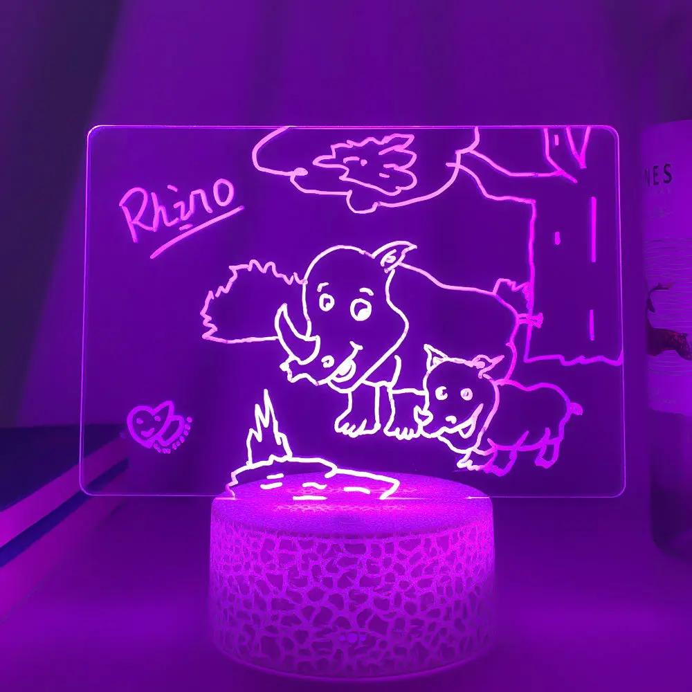 Rewritable Night Light With Display Panel My Store