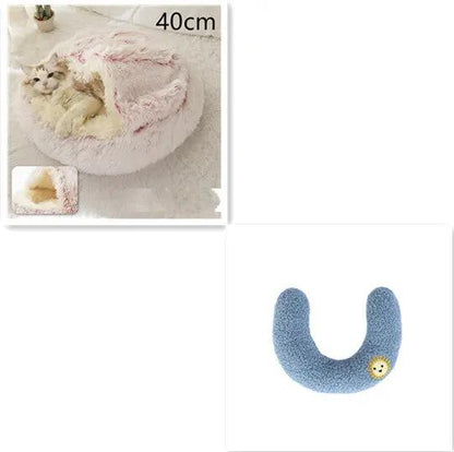 2-in-1 Dog and Cat Bed - Plush Winter Pet Bed for Comfort - AllvueCo