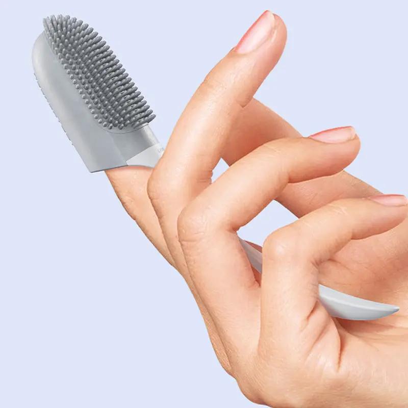 Dog Tooth Cleaning Brush - Silicone Finger Toothbrush for Pets - AllvueCo