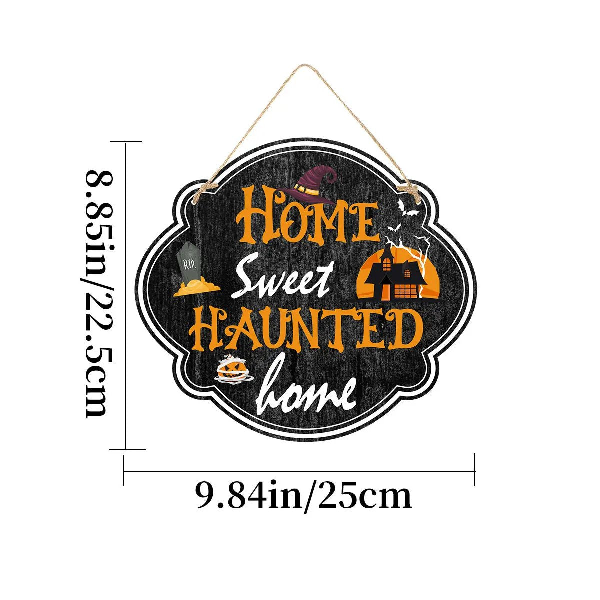 Imitation Wooden Doorplate for Ghost Festival and Haunted House - AllvueCo