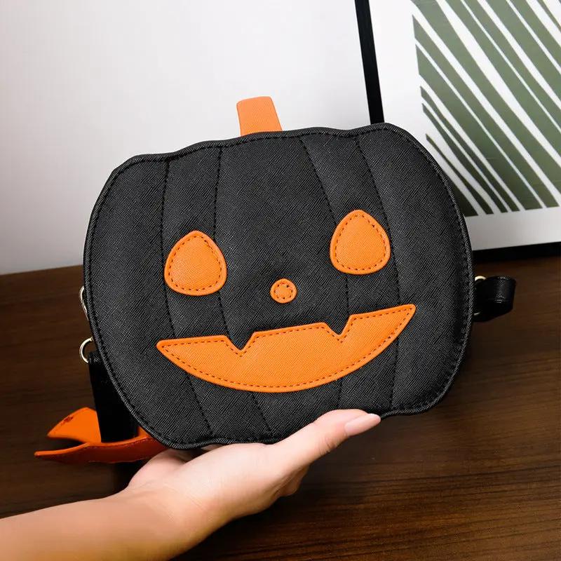 Funny Pumpkin Cartoon Shoulder Crossbody - AllvueCo