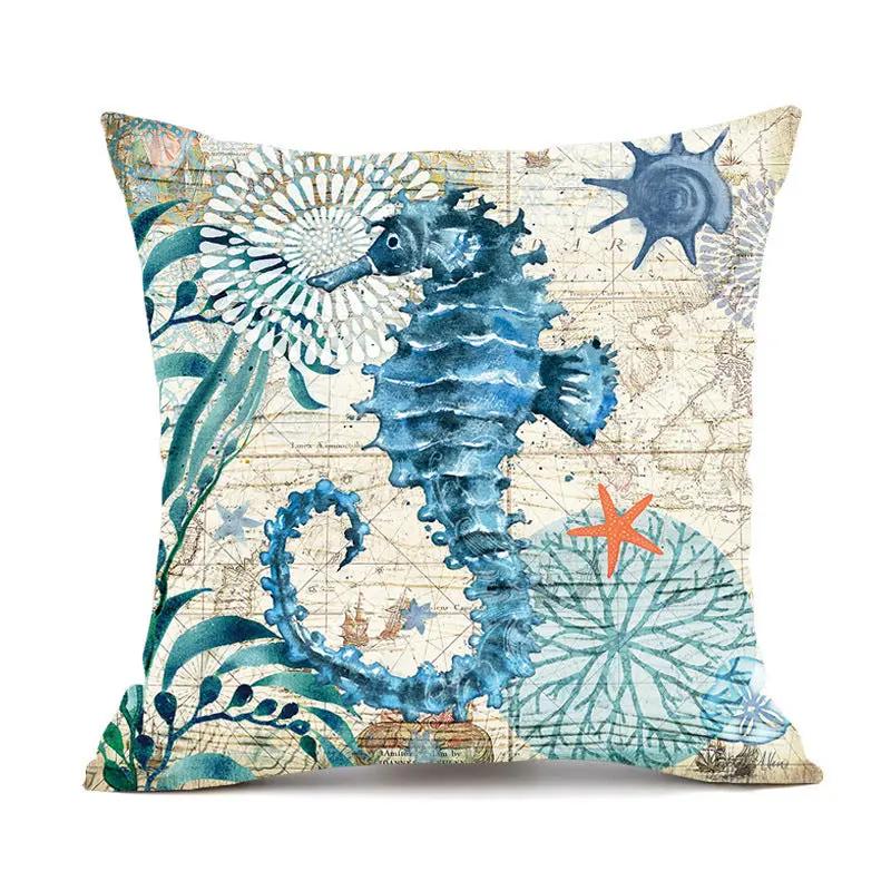Sea Turtle Printed Throw Pillowcases for Home Decor - AllvueCo