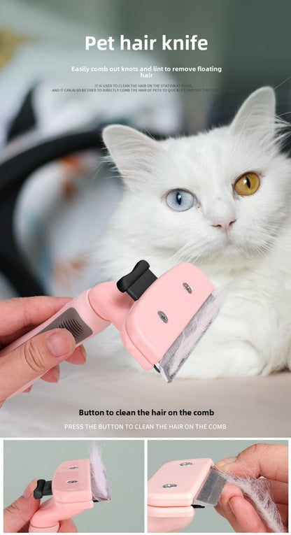 Pet Hair Trimmer – Cat & Dog Grooming Razor Comb - AllvueCo