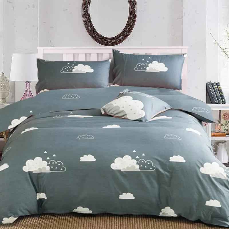 Brushed Diamond Velvet Suit - Four-Piece Skin-Friendly Comfort Set