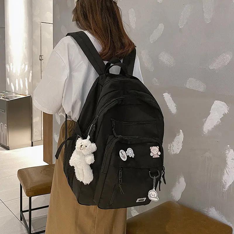 High Capacity Backpack for Girls – School Bag with Multiple Compartments, Durable & Stylish Travel Bag AllvueCo