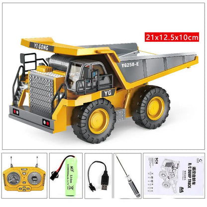 Children's Simple Alloy Charging Excavator Toy Car My Store